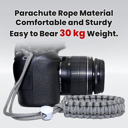 Camera Wrist Strap, Quick Release Adjustable Lanyard with holey Aluminum Alloy Thumbscrews Screw for GoPro Hero, Insta 360, Ace Pro, DJI osmo Cameras, Selfie Sticks（Black） in Saudi Arabia