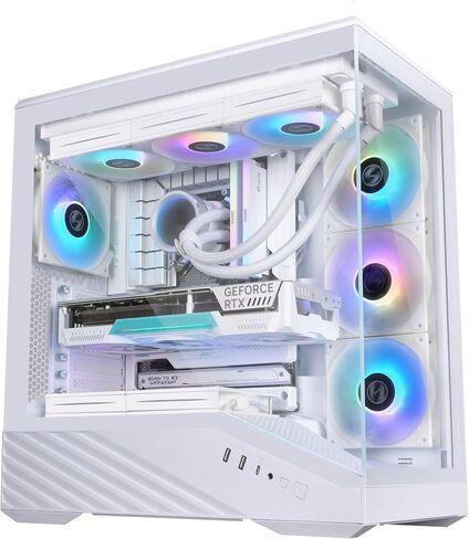 Twelf Pathfinder 77 Gaming PC - Ryzen 7 7700X ، RX 9070XT 16GB ، 32GB DDR5 ، 750W GOLD ، 1TB+256GB NVME ، WIFI 6 ، 360MM AIO ، Windows 11 PRO -RING NIGHTREIGN (رمز بخاري) مضمن in Kuwait