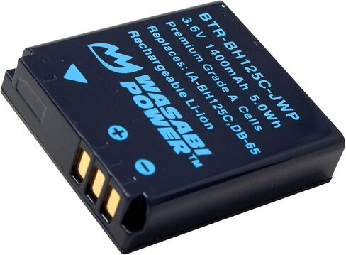 بطارية طاقة واسابي لريكو DB-65 وريكو GR Digital، GR Digital II، GR Digital III، GR Digital IV، GR، GR II، G600، G700، G700SE، G800، GX100، GX200، R3، R4، R5، R30، WG-M1 in Saudi Arabia