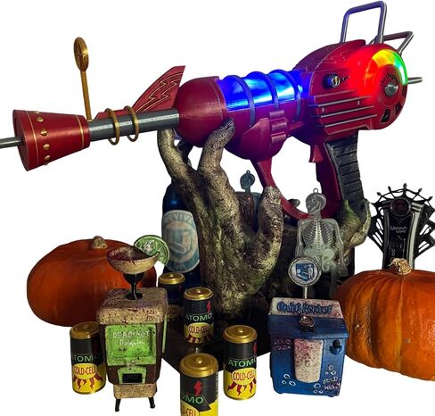 Ray Gun Mk1 مع مصابيح LED ، Prop Prop نسخة طبق الأصل من كود كوزبلاي الدعامة القابلة للتحصيل (مع حامل) in Saudi Arabia