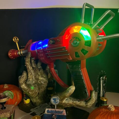 Ray Gun Mk1 مع مصابيح LED ، Prop Prop نسخة طبق الأصل من كود كوزبلاي الدعامة القابلة للتحصيل (مع حامل) in Saudi Arabia